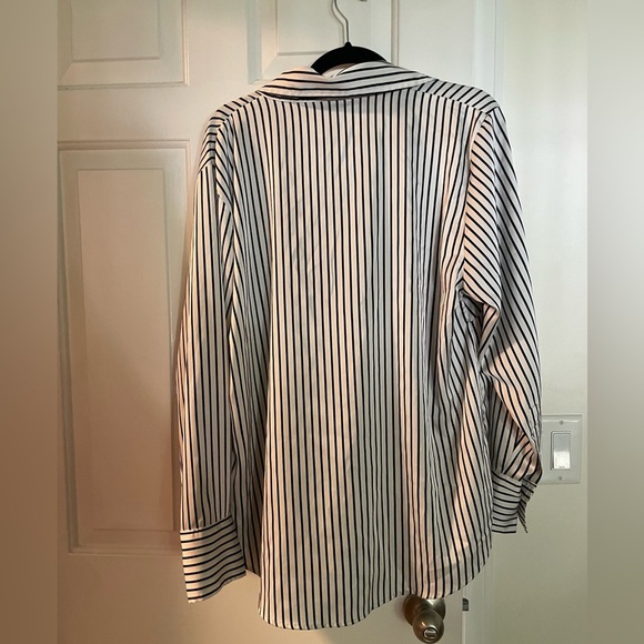 H&M Cream and Black Striped Shirt - Picture 5 of 5